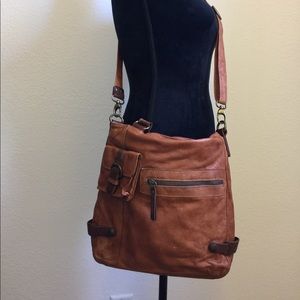 Cecile Jeanne leather crossbody purse